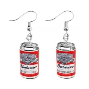 Budweiser Beer Earrings